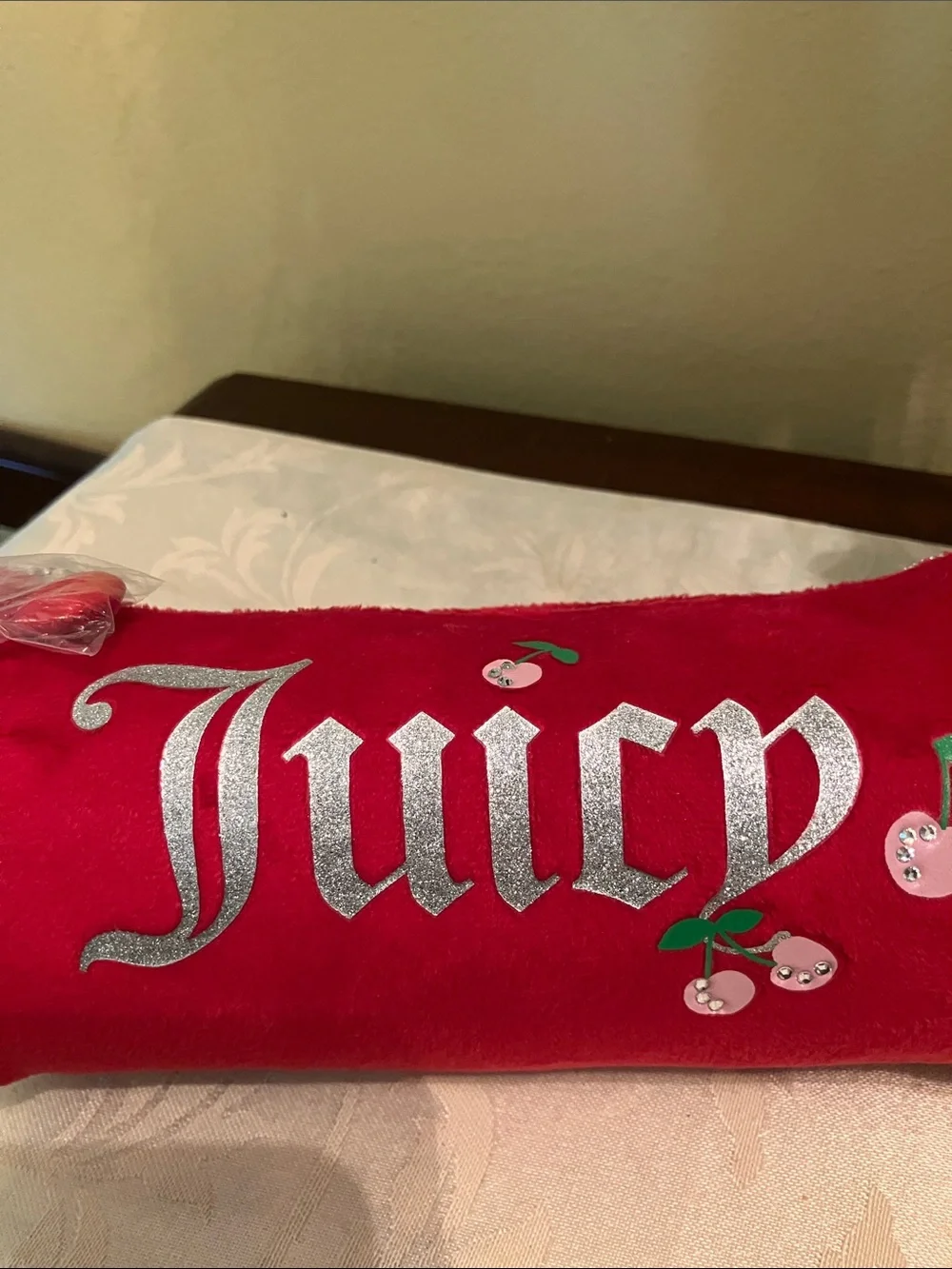 🍓Juicy Couture barrel bag cosmetics bag makeup case purse NWT